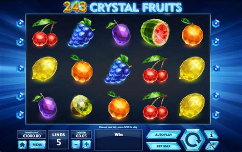 243 crystal fruits reversed game  RTP